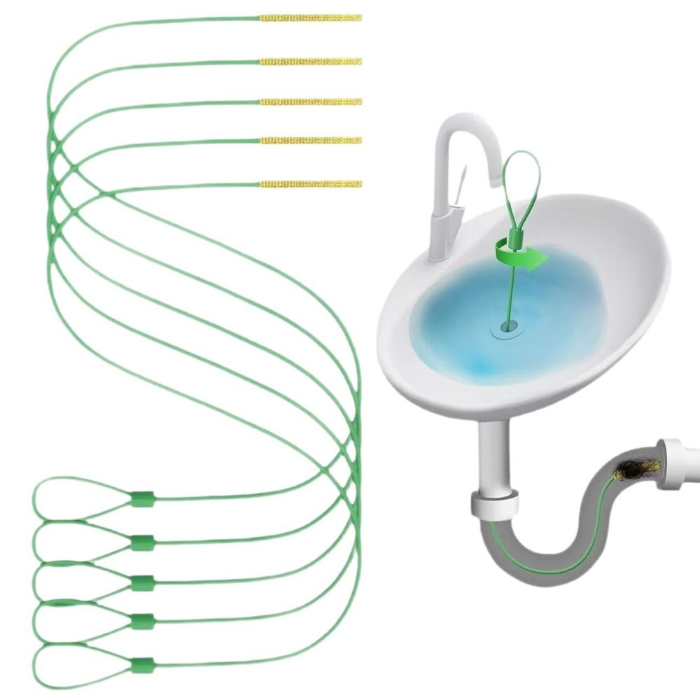 5pcs Practical Flexible Drain  - Drain Snake Flexible recension och pris