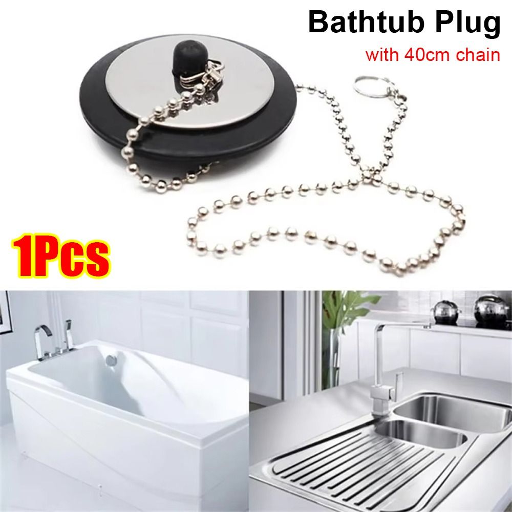 1Pcs New Rubber Tub Stopper Un - Drain Pipe Clip recension och pris