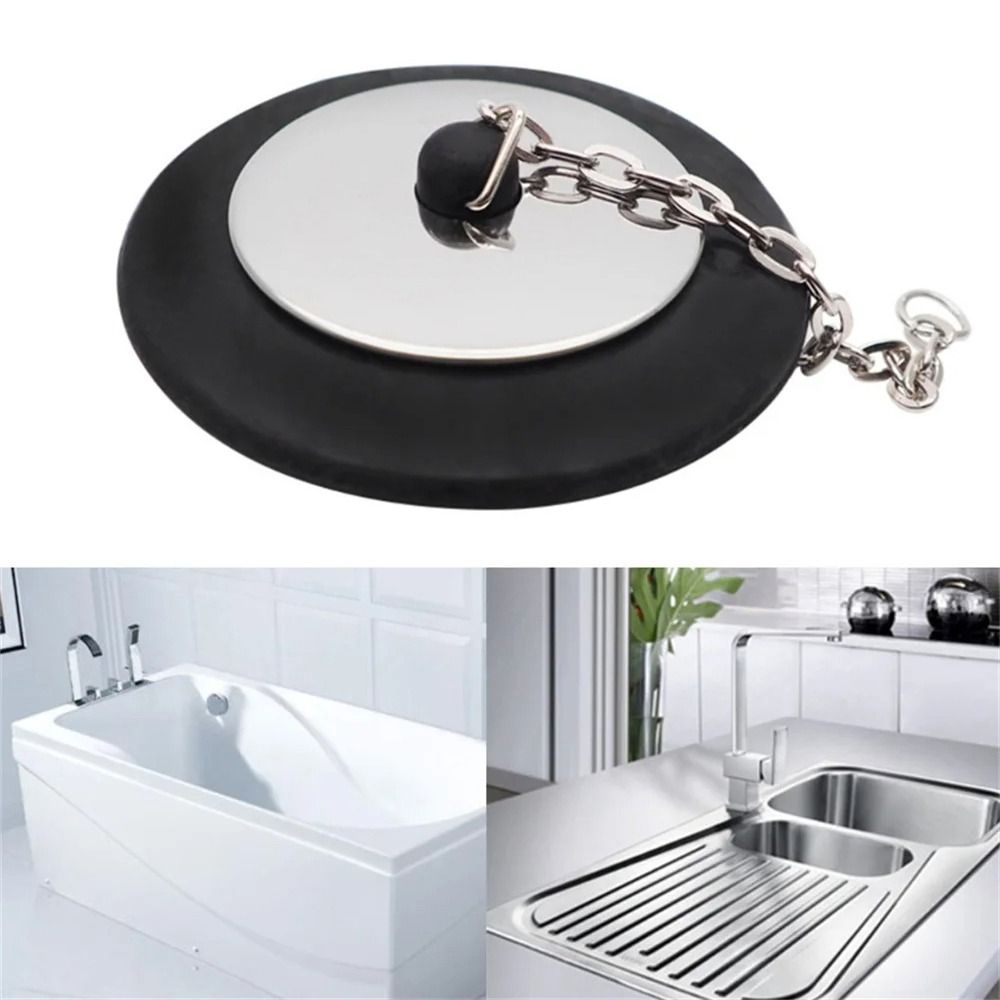 1Pcs New Rubber Tub Stopper Un - Drain Pipe Clip recension och pris