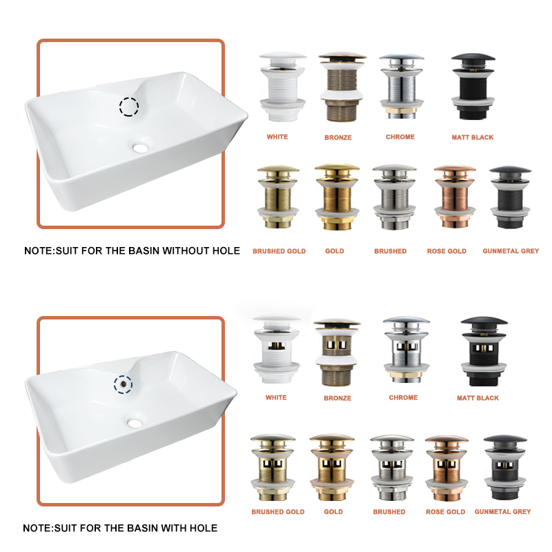 Bathroom Black Sink Stopper Wa - Overflow Pipe Clip recension och pris
