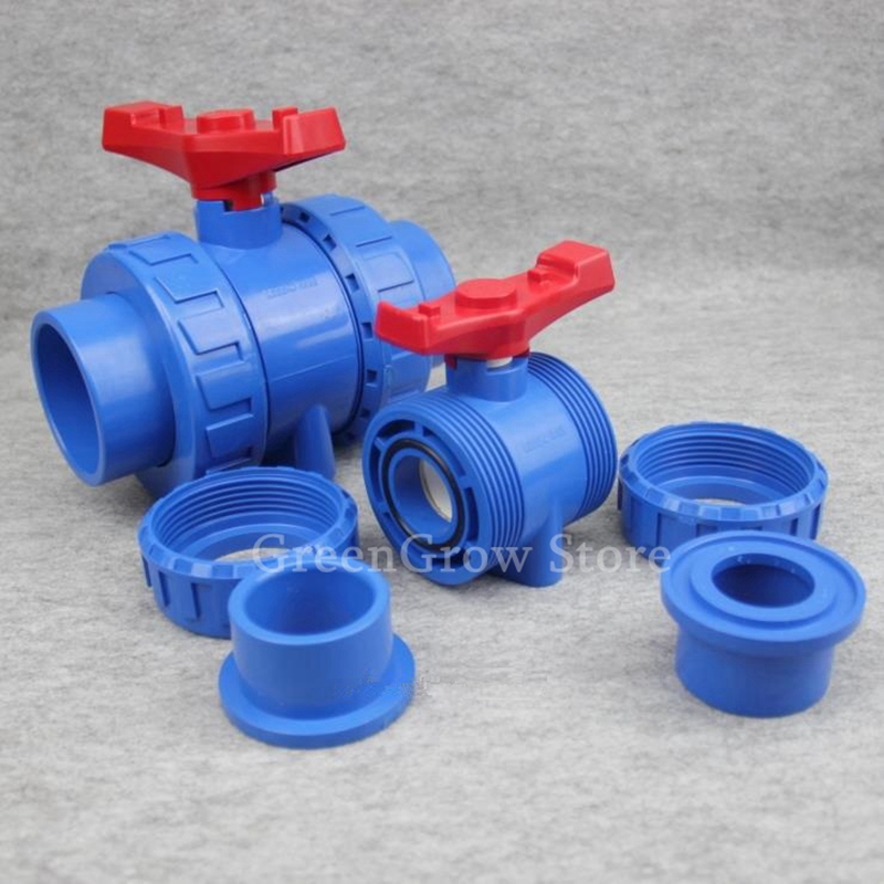 1pc 20~63mm PVC Ball Valve Aqu - Float Ball Valve recension och pris